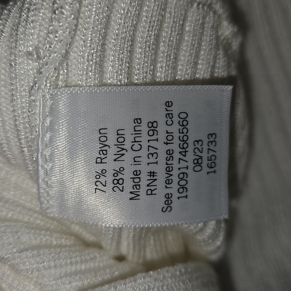 Intempo Women's Sweater Cream Size 1X NWT - Picture 9 of 10